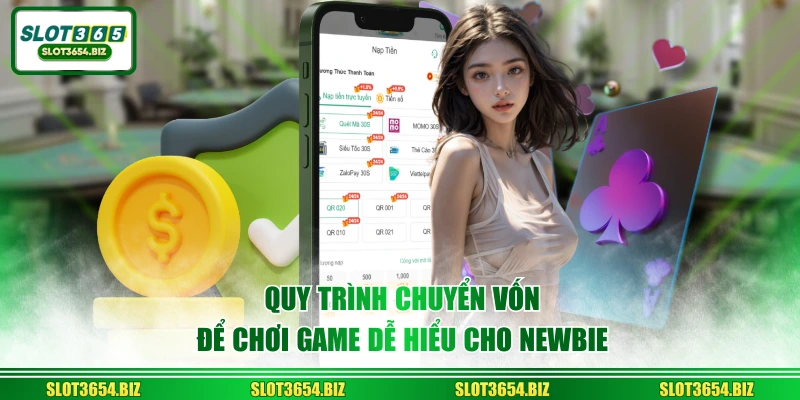 Quy trình chuyển vốn để chơi game dễ hiểu cho newbie